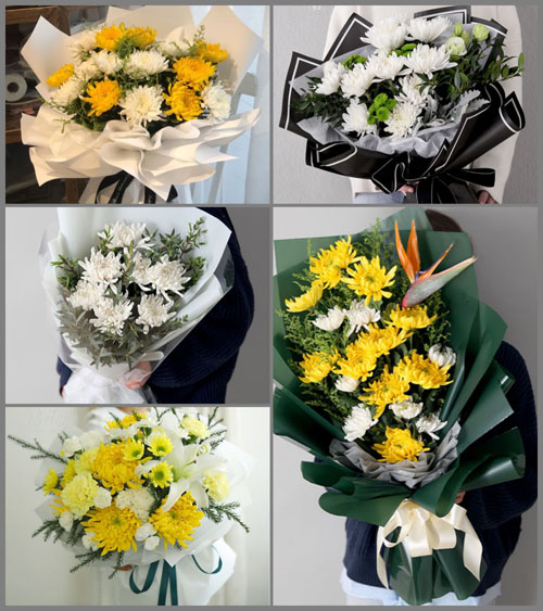 山东青岛平度市南村镇马家花园村白事花束代送